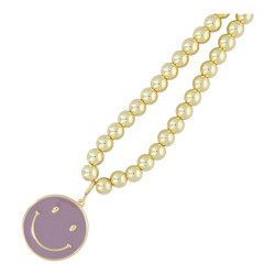 Ketting 8mm 14krt verguld...
