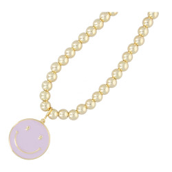 Ketting 8mm 14krt verguld...