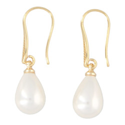 Oorbellen gouden hanger met...