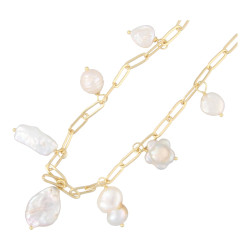 Ketting schakel metaal goud...