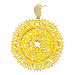 Oorbellen facetgeslepen...