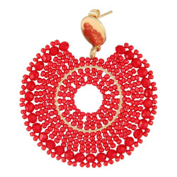 Oorbellen facetgeslepen...