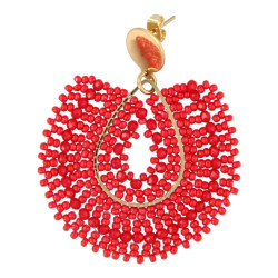 Oorbellen facetgeslepen...