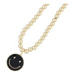 Ketting 8mm 14krt verguld...