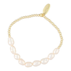 Armband zoetwaterparel met...