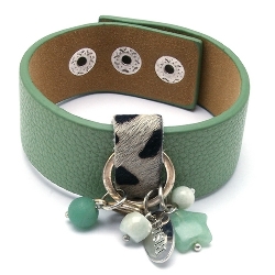 Armband facet 6mm (champagne)