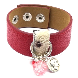 Armband facet 6mm (champagne)