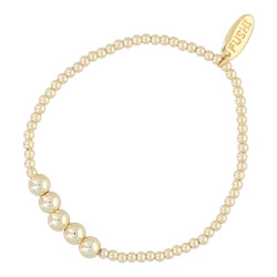Armband 3mm 14krt en 5x6mm...