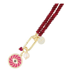 Ketting donut 4x6mm...