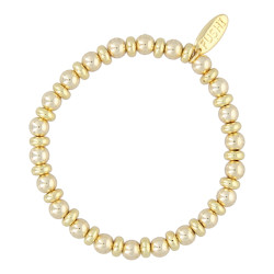 Armband 14krt donut en 6mm...