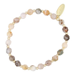 Armband 6mm halfedelsteen...