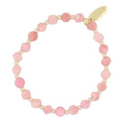 Armband 6mm halfedelsteen...