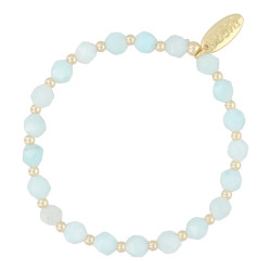 Armband 6mm halfedelsteen...