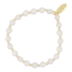 Armband 6mm halfedelsteen...