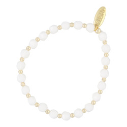 Armband 6mm halfedelsteen...