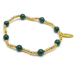 Armband facet 6mm (champagne)