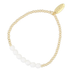 Armband 6mm halfedelsteen...