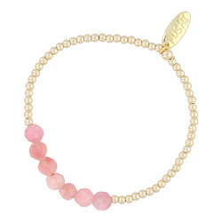 Armband 6mm halfedelsteen...