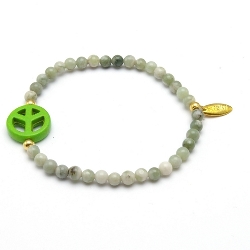 Armband facet 6mm (champagne)