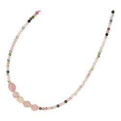 Ketting halfedelsteen mixed...