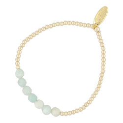 Armband 6mm halfedelsteen...