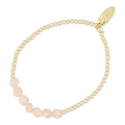 Armband 6mm halfedelsteen...
