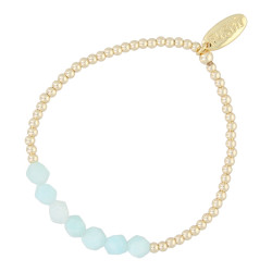 Armband 6mm halfedelsteen...