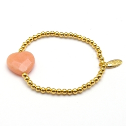 Armband facet 6mm (champagne)