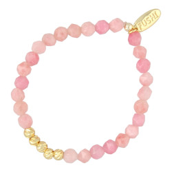 Armband 6mm halfedelsteen...