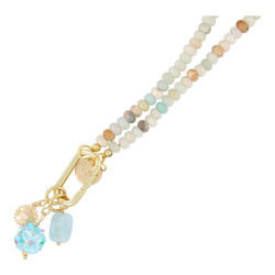 Ketting halfedelsteen...