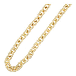 Ketting schakel rond 18krt