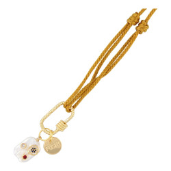 Ketting touw geknoopt oker...