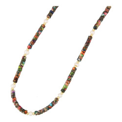 Ketting halfedelsteen Agaat...
