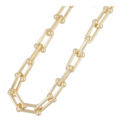 Ketting metaal u vorm met...