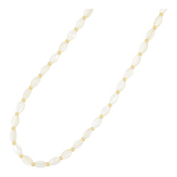 Ketting ovalen kralen...
