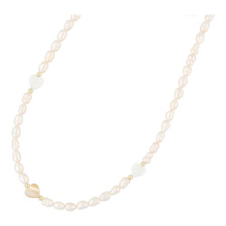 Ketting zoetwaterparels en...