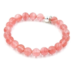 Armband facet 6mm (champagne)