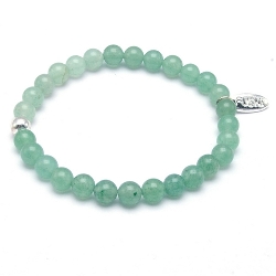 Armband facet 6mm (champagne)