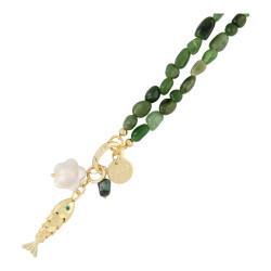 Ketting halfedelsteen...