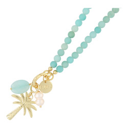 Ketting halfedelsteen...