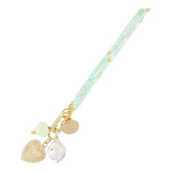 Ketting schelp 3x5mm...