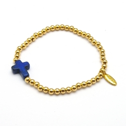 Armband facet 6mm (champagne)