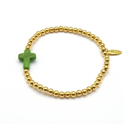 Armband facet 6mm (champagne)