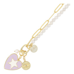 Ketting halfedelsteen en...