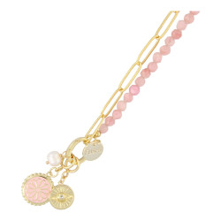 Ketting halfedelsteen en...