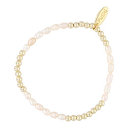 Armband zoetwaterparel en...