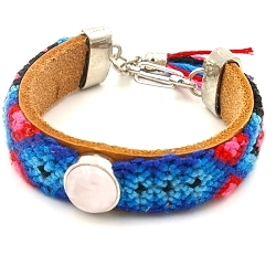 Armband facet 6mm (champagne)