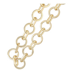 Ketting metaal rond plat en...