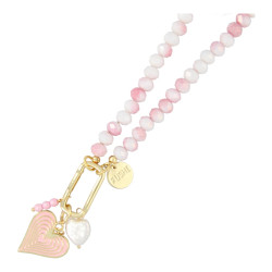 Ketting 8mm glaskralen...
