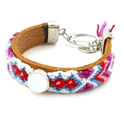 Armband facet 6mm (champagne)